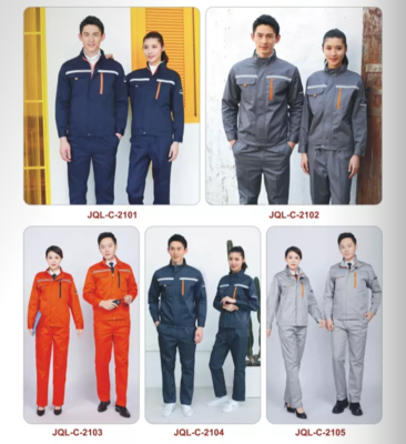 成都春秋装长袖防静电劳保工作服定制款式图片